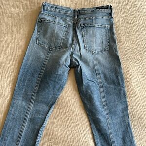 Citizens of Humanity Olivia high rise slim crop - w back seam and full button up